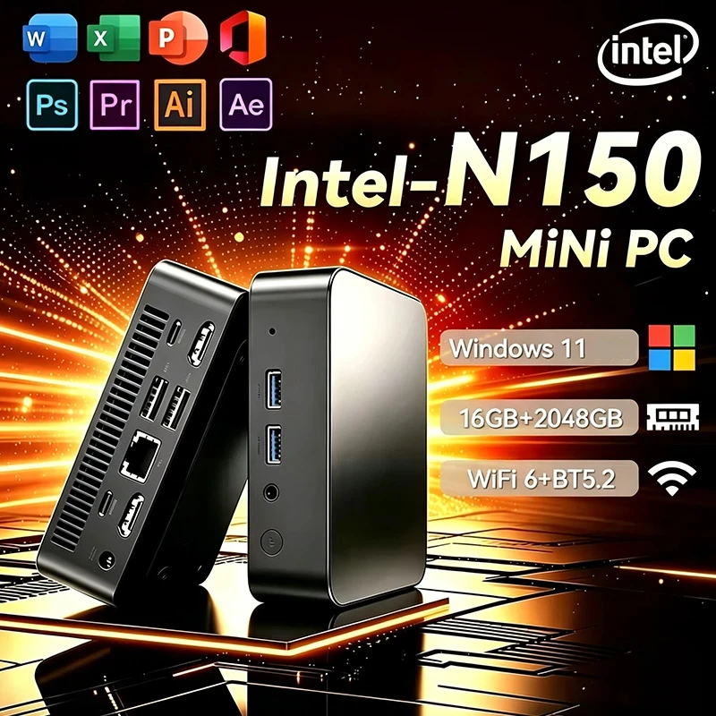 Pc Gaming Intel - มินิพีซีรุ่นใหม่ Windows 11 Intel N150 แรม