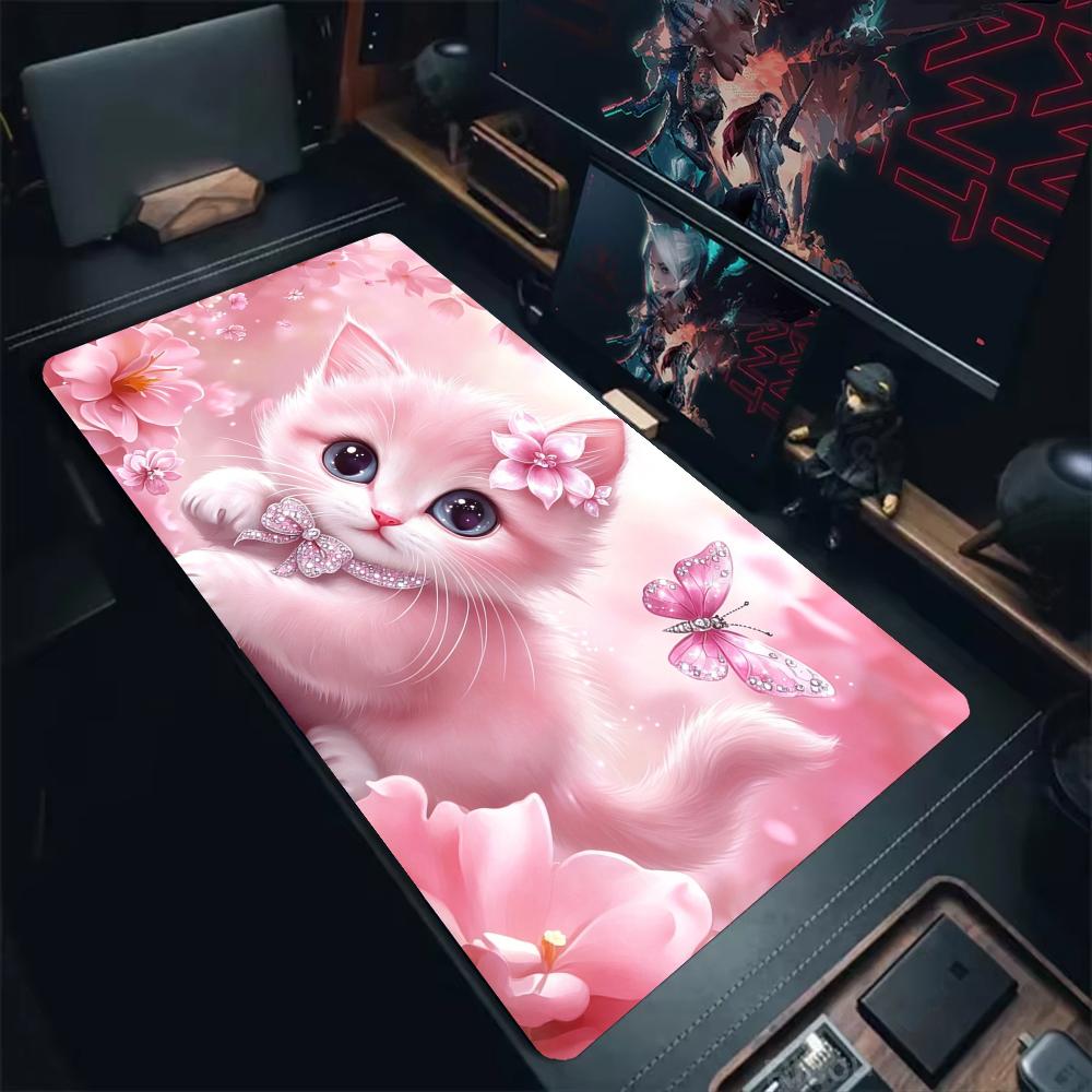แผ่นรองเมาส์ลายแมวสีชมพูสุดน่า - Pc Gaming Pink บทวิจารณ์และราคา