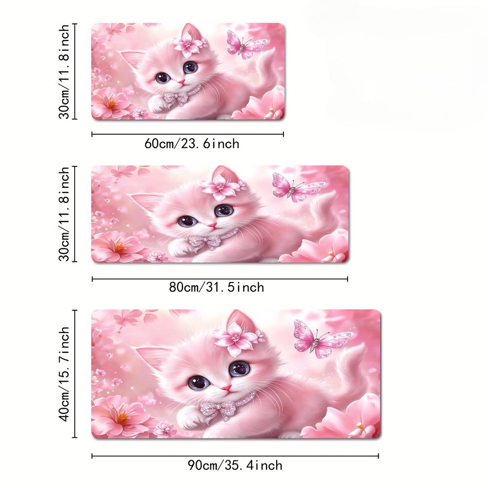 แผ่นรองเมาส์ลายแมวสีชมพูสุดน่า - Pc Gaming Pink บทวิจารณ์และราคา