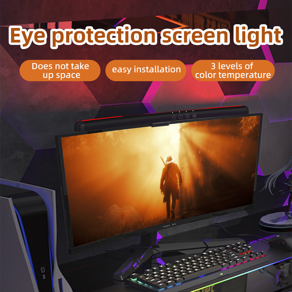 ไฟแขวนหน้าจอแบบหรี่แสงได้แบบ U - Pc Gaming Pink บทวิจารณ์และราคา