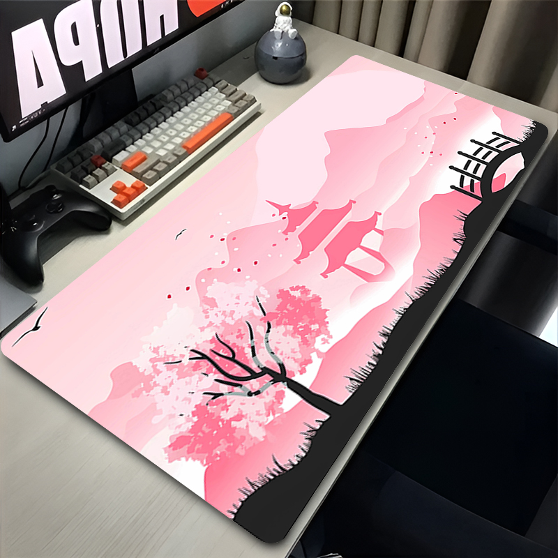 แผ่นรองเมาส์ อุปกรณ์เสริมคอมพิ - Pc Gaming Pink บทวิจารณ์และราคา
